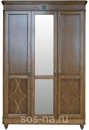 Шкаф для одежды 3д Юстина БМ2.691.1.03-01 (2358-01)